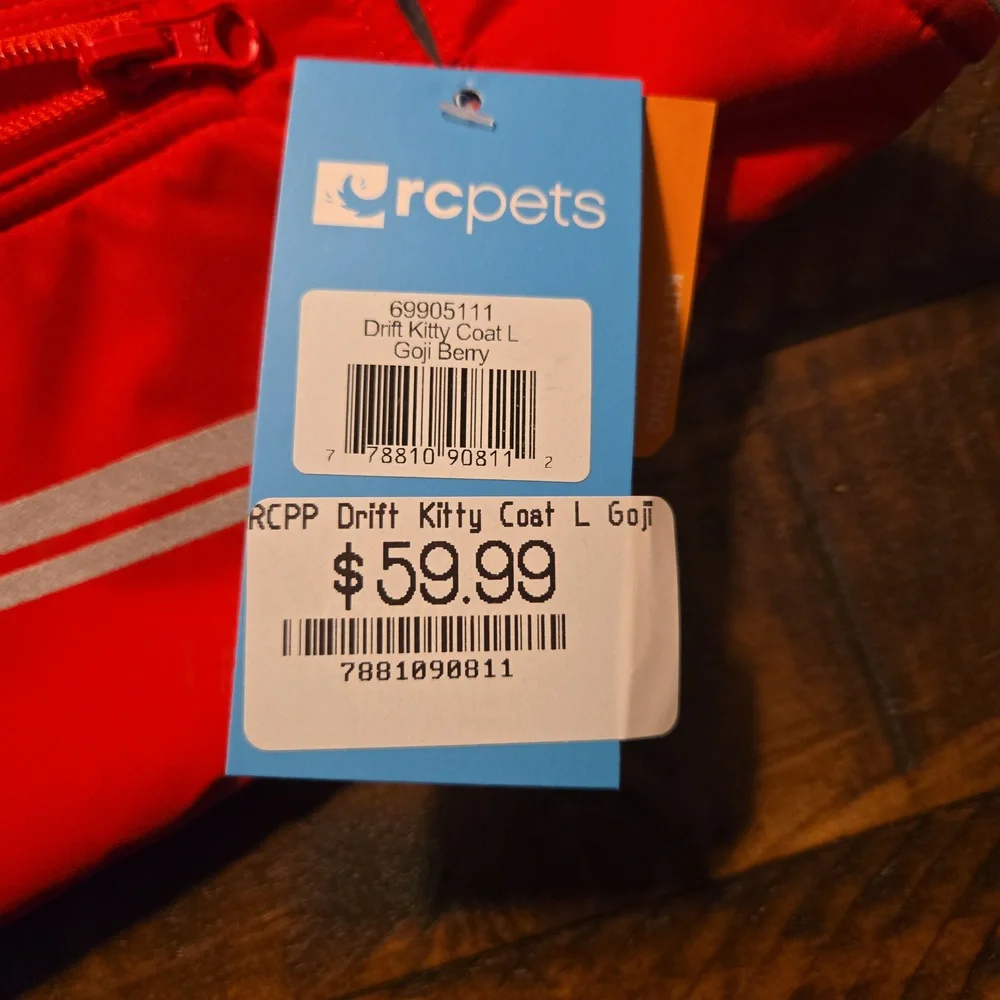 Med red cat jacket